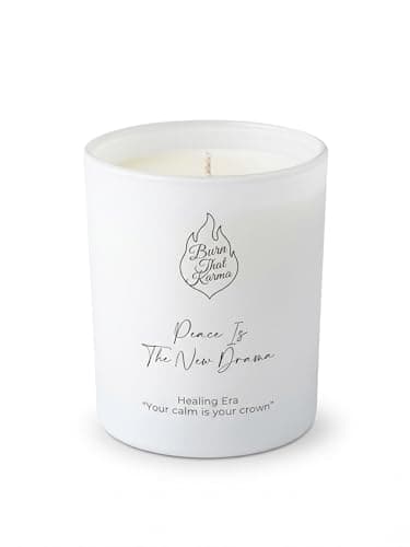 Burn That Karma Peace is The New Drama Coffee & Chocolate Candle 210g