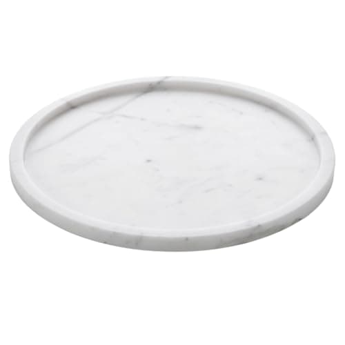 Round Marble Candle Tray, 20cm