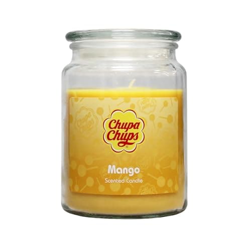 Chupa Chups Mango Scented Candle, 510g, Glass Jar