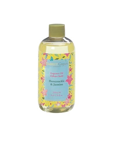 Hassett Green London - Honeysuckle & Jasmine - Fragrance Oil Reed Diffuser Refill - Larger Size 250ml Bottle