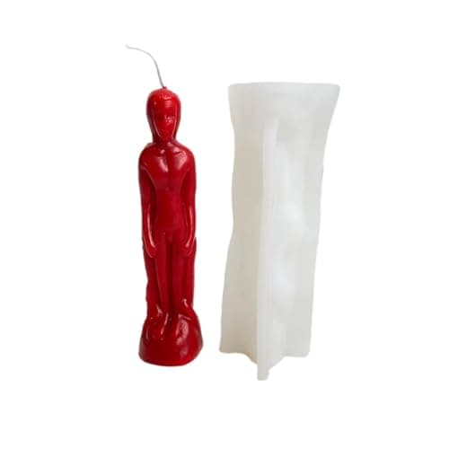 Candle for Male and Female Figures - Silicone Art with Female and Male