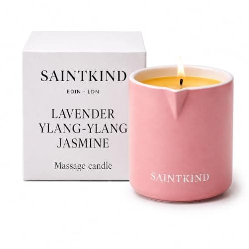 Saintkind Massage Oil Candle with Jasmine, Lavender & Ylang Ylang 110g