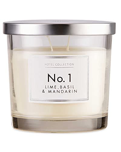 Lime Basil & Mandarin Scented Jar Candle, 300g
