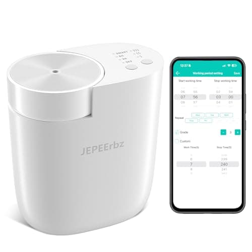 Plug in Waterless Diffuser, Home Scent Essential Oil Diffuser, Aromatherapy Fragrant Air Smart Bluetooth App Control, Up to 500 Sq.ft Coverage, White