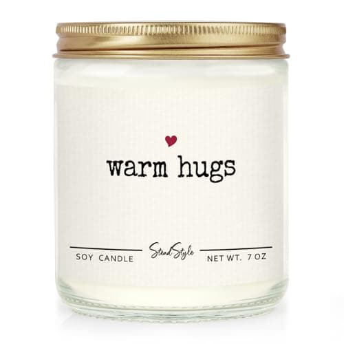 SteadStyle Thinking of You Gifts, Warm Hugs Candle Lavender Scented 7oz