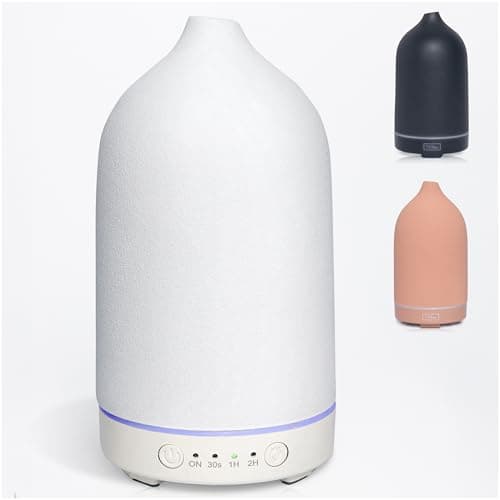White Ceramic Essential Oil Diffuser Tiffbox, Electric Humidifier