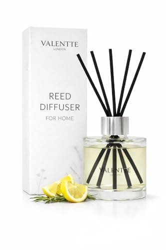 Valentte Reed Diffuser for Home- Lemongrass & Rosemary Scented- 100 ml