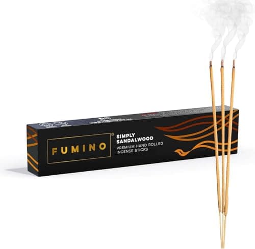 Incense Sticks Simply Sandalwood 14 Pack - Natural Handmade Low-Smoke