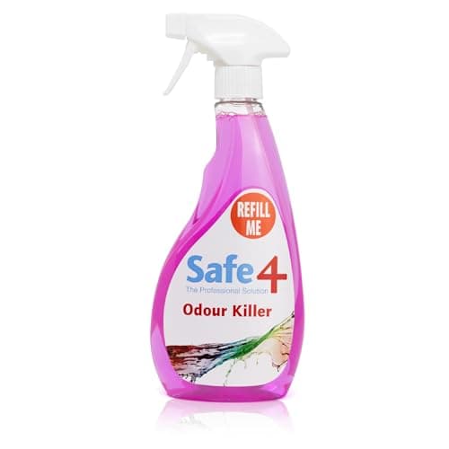 Safe4 Odour Killer – Pet-Safe Odour Eliminator Spray for Home, Car & Fabrics – Instantly Neutralises Urine, Pet & Everyday Smells