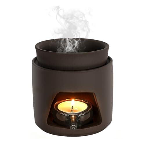 NUTKIT Wax Melt Burner, Ceramic Oil Burner Aroma Diffuser