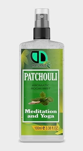 DD Teck Patchouli Odour Elimination Mist Spray – 100ml | Luxury Room Air Freshener & Odour Neutraliser | Pure Patchouli Essential Oil | Aromatherapy for Relaxation, Sleep & Stress Relief