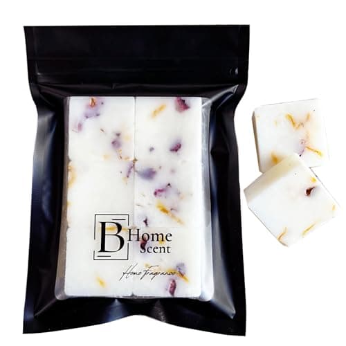 Fresh Linen Botanical Wax Melts - Strong Scented, Laundry Scented Wax Melts - Handmade in UK, Candle Alternative (Pack of 6 x 12g)