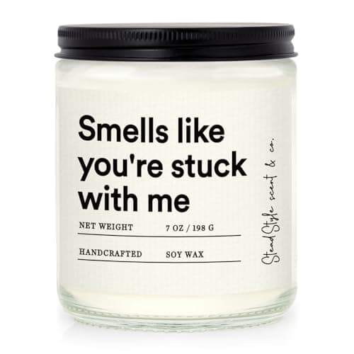 SteadStyle Funny Anniversary Candle Gifts for Boyfriend Girlfriend