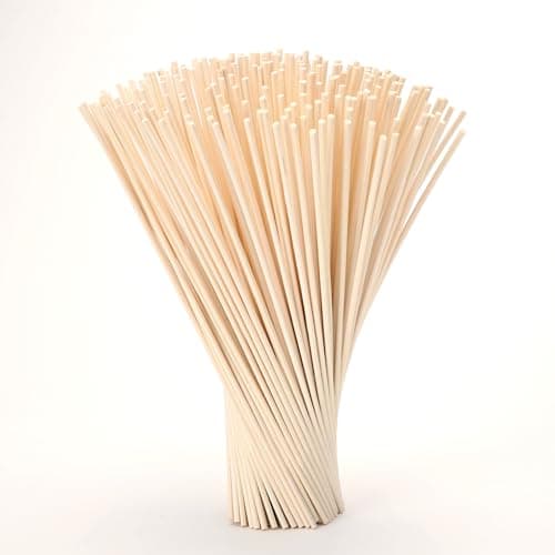 TOMCENXI 60PCS Reed Diffuser Sticks,25cm Natural Rattan Wood Sticks,Diffuser Refills,Essential Oil Aroma Diffuser Replacements Sticks for Home,Office