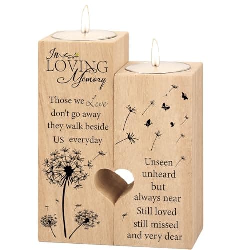 Sympathy Gift Memorial Gift Remembrance Gifts, Candle Holders - Condolence Gifts, Memorial Candles, in LOVING Memory