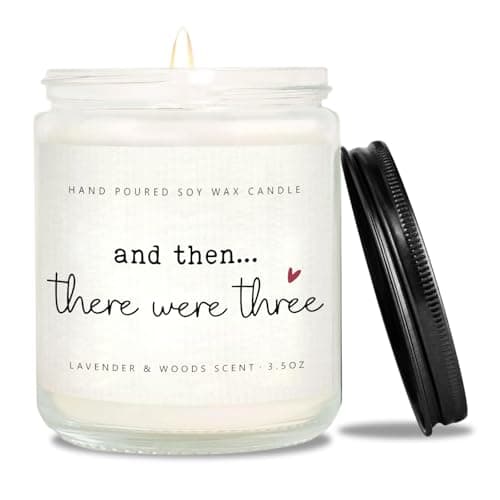 New Mum Gifts for First Time Mother, 3.5 oz Lavender Scented Candles, Soy Wax Candle for Mummy Expecting, Funny Candles Gifts for Mothers Day Christmas Birthday Baby Shower