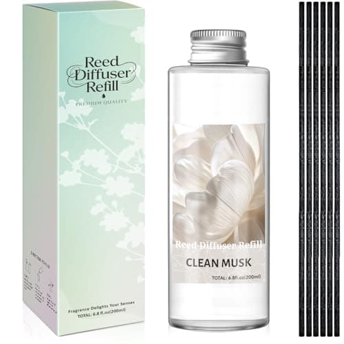 SCENTORINI Clean Musk Reed Diffuser Refill Oil 200ml Home Fragrance