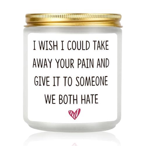 Get Well Soon Gift, Get Well Soon Scented Candle, Sympathy After Surgery Gifts, Get Better Soon Gifts for Women Friends Family, 3.5oz