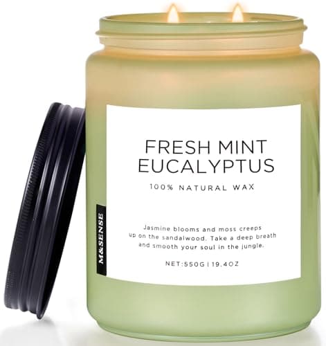 Eucalyptus Mint Soy Candle, 550g