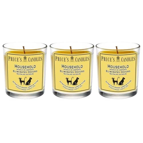 Price's Candles Household Pet Jar Candle Set of 3
