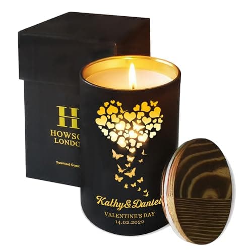 Personalised Candle Scented Candles Personalised Gifts Candles Gifts for Women Men Relieves Stress Relaxation 3 Aromas