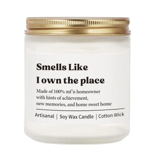 New Home Gifts, House Warming Gifts New Home Candle, Handmade Lavender Scented Candle, Housewarming Gift for Family Friends Couple Homeowner