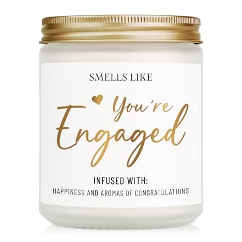 Engagement Gifts, Engagement Candle for Couples Friend Her Him