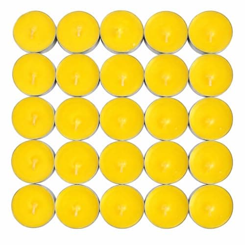 1ABOVE Citronella Tealight Candles Mosquito Fly Insect Repeller Pack of 25 (1)