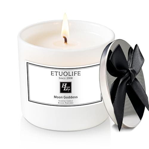 Candles Gifts for Women,Luxury Scented Candles Set for Valentine's Day for Her Him,Soy Wax Candles Promotes Sleep Relieves Stress,Perfect for Bath Yoga Wedding Mother's Day Thanksgiving Anniversary