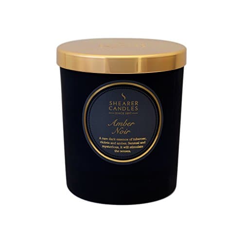 Amber Noir Scented Jar Candle, 7cm x 7cm x 8.4cm