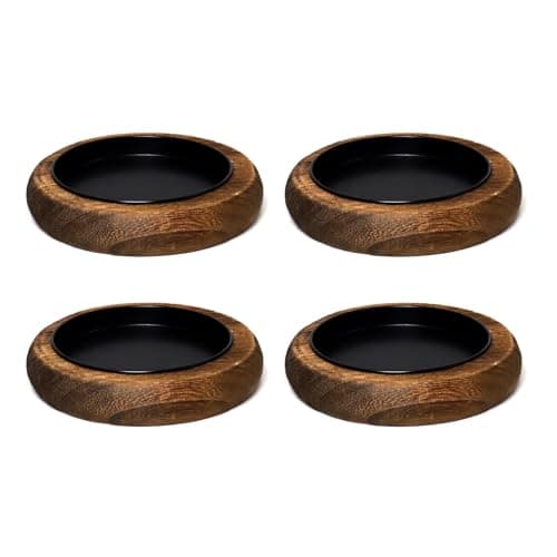 Wooden Candle Plates, Set of 3 Sizes