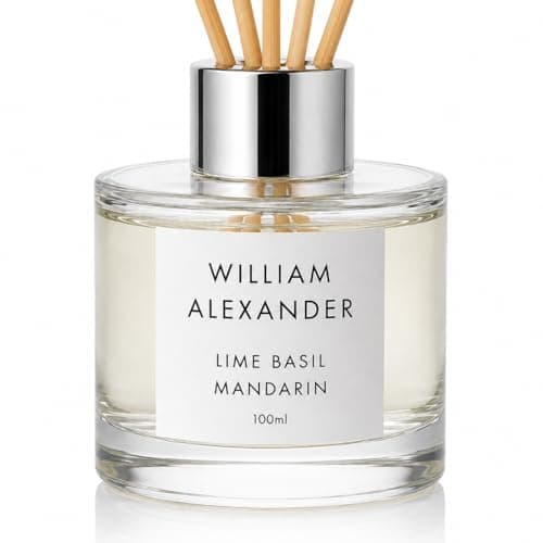 William Alexander Reed Diffuser | Lime Basil Mandarin | Gift Set