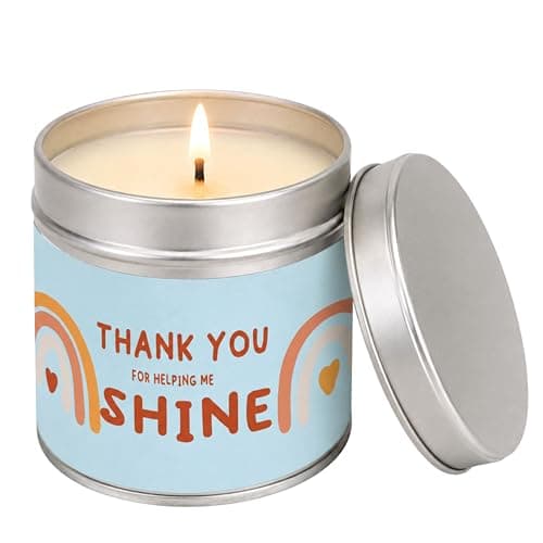 Thank You Teacher Candle Tin, Lemon & Basil, 120g