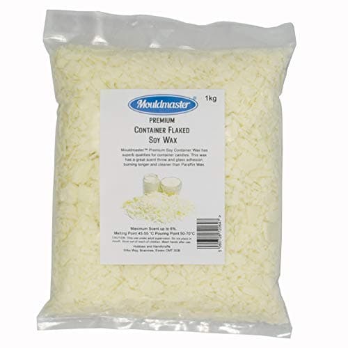 Mouldmaster Premium Container Soy Wax Flaked 1 KG, 1Kg