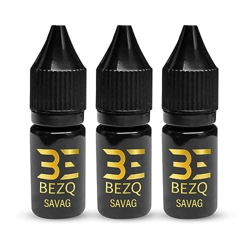 (Pack of 3) * 10ml Oil Refill Scent SAVAG | Car Perfume, Air Freshener - Suitable for CAR Diffuser | USB diffusers |Candle Scented Making Wax Melts Diffuser Reed Car Refill Bottle Drop by BEZQ