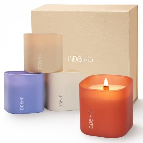 99BOX Luxury Scented Candles Gift Set,4×4.2oz(16 oz),Soy Wax,Home Decor