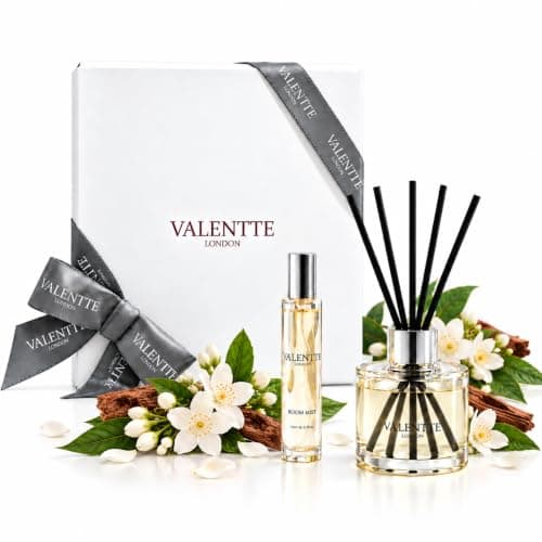 Valentte Reed Diffuser & Mist Gift Set- Jasmine & Rosewood- 100ml & 30ml