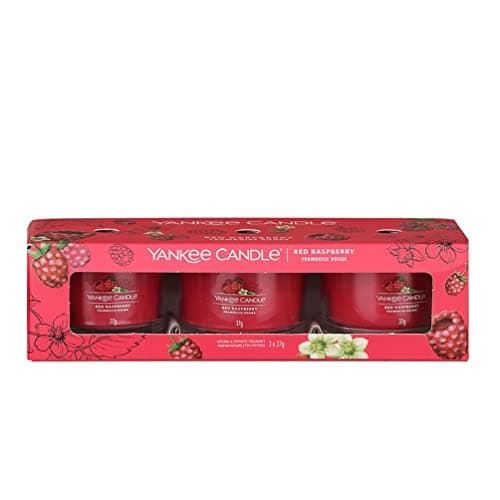 Raspberry & Rhubarb Votive Candle, Set of 2