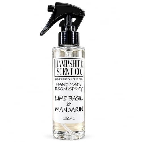 Lime Basil and Mandarin Room Spray | Highly Scented | Fine Mist Trigger Bottle | Handmade (150ml)