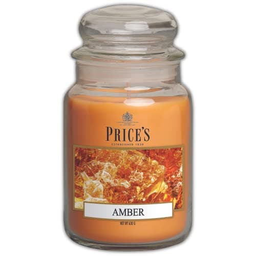 Smoked Glass Unscented Décor Jar Candle, 250g