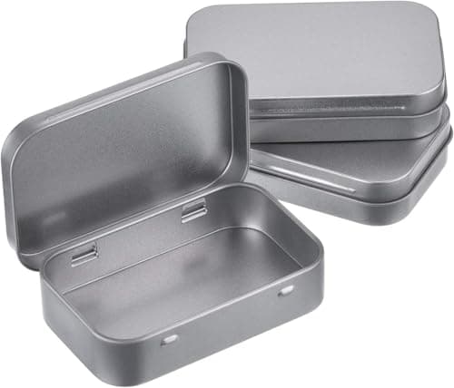 Empty Travel Tin Storage Set, Pack of 3