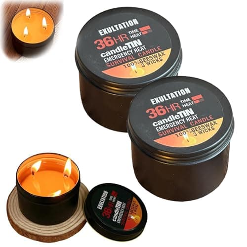 36 Hours Soy Wax Jar Candle for Emergencies