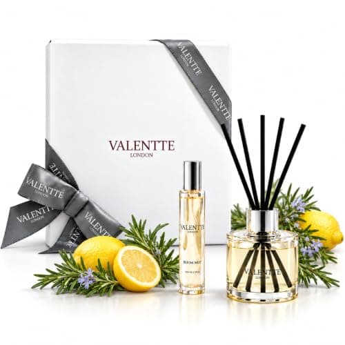 Valentte Reed Diffuser & Mist Gift Set- Lemongrass & Rosemary- 100ml & 30m