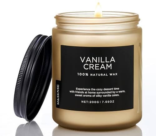 Vanilla Bean Latte Soy Jar Candle, 200g