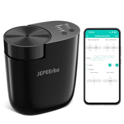 Plug in Waterless Diffuser, Home Scent Essential Oil Diffuser, Aromatherapy Fragrant Air Smart Bluetooth App Control, Up to 500 Sq.ft Coverage, Black