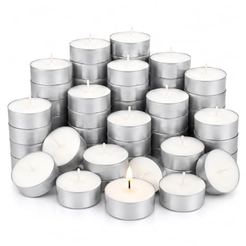 1ABOVE 100 Pack 8 Hour Tea Light Candles
