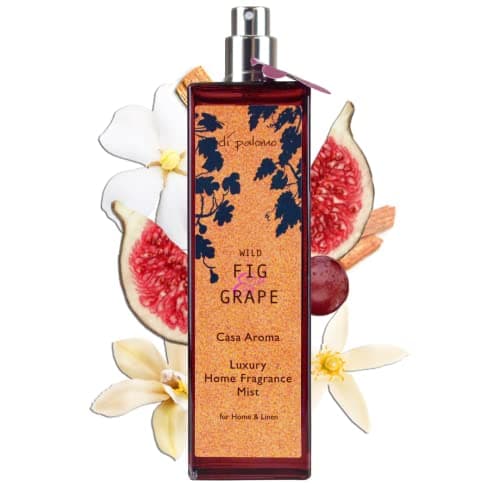 Di Palomo Wild Fig & Grape Room Fragrance Mist – Luxury Italian Home Deodoriser Long-Lasting Air & Fabric Natural Room Freshener Pet Safe Odour Eliminator Gift Idea for Her 100ml Glass Bottle