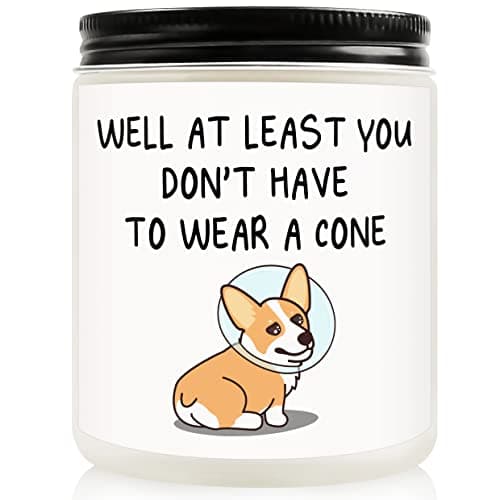 Gleevara Get Well Soon Gifts for Women Men, Funny Get Well Gifts for Women After Surgery - Lavender Scented Candle, Feel Better Thinking of You Cheer up Gift for Family, Friend