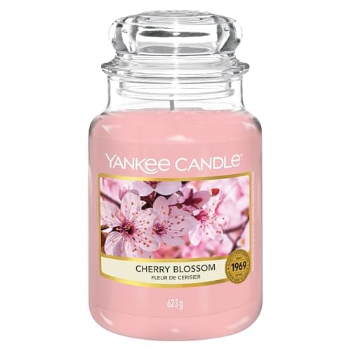 Yankee Candle Scented Candle | Cherry Blossom Large Jar | Long Burning Candles: up to 150 Hours | Perfect Gifts for Women
