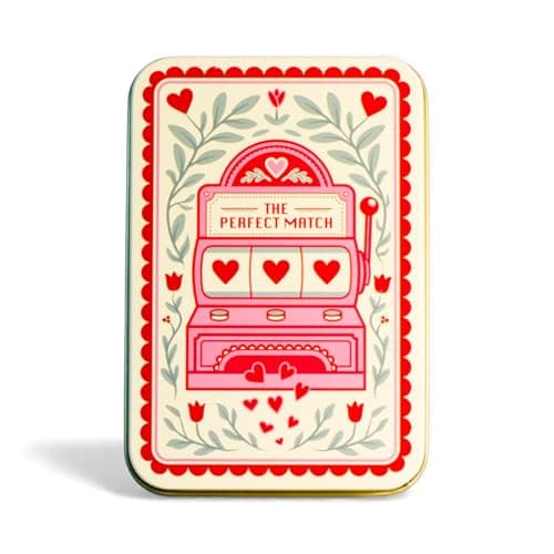 TINIT Match Tin | The Perfect Match - Storage Box Matches Firelighter Lighter Gift Storage Unique Present Birthday Wedding Anniversary Favour Home Housewarming Aesthetic Kitchen Decor | PERFECT MATCH